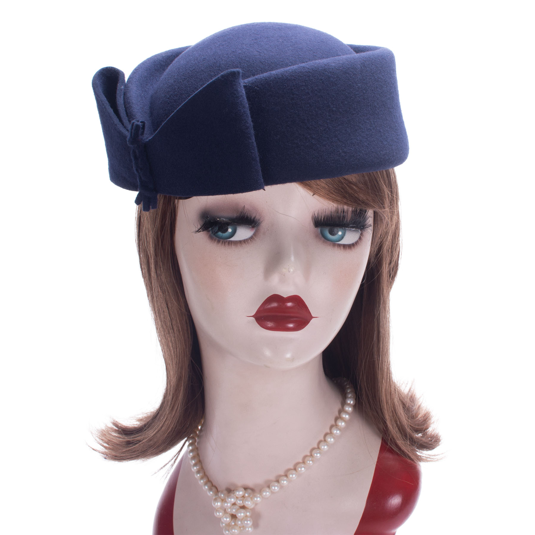 Fedora Hat Wool - Lawliet Teardrop 매혹적인 여성 빈티지 룩
