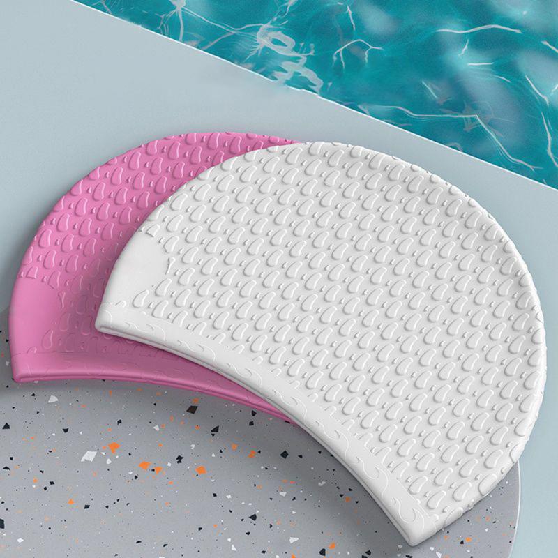 Swim Hat Silicone - 전문가용 실리콘 수영모 귀 보호 디자인,
