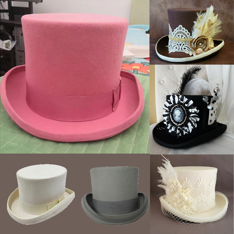 Fedora Hat Wool - 새로운 남자 모자 100% 양모 페도라