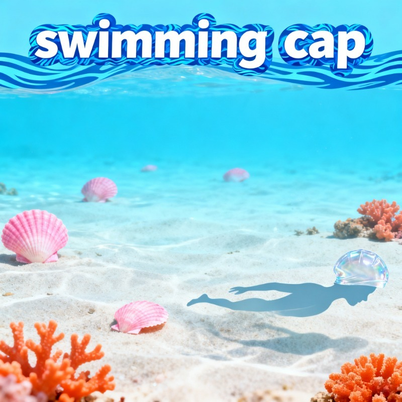 Swim Hat Silicone - 편안한 어린이 수영 모자 실리콘 소재
