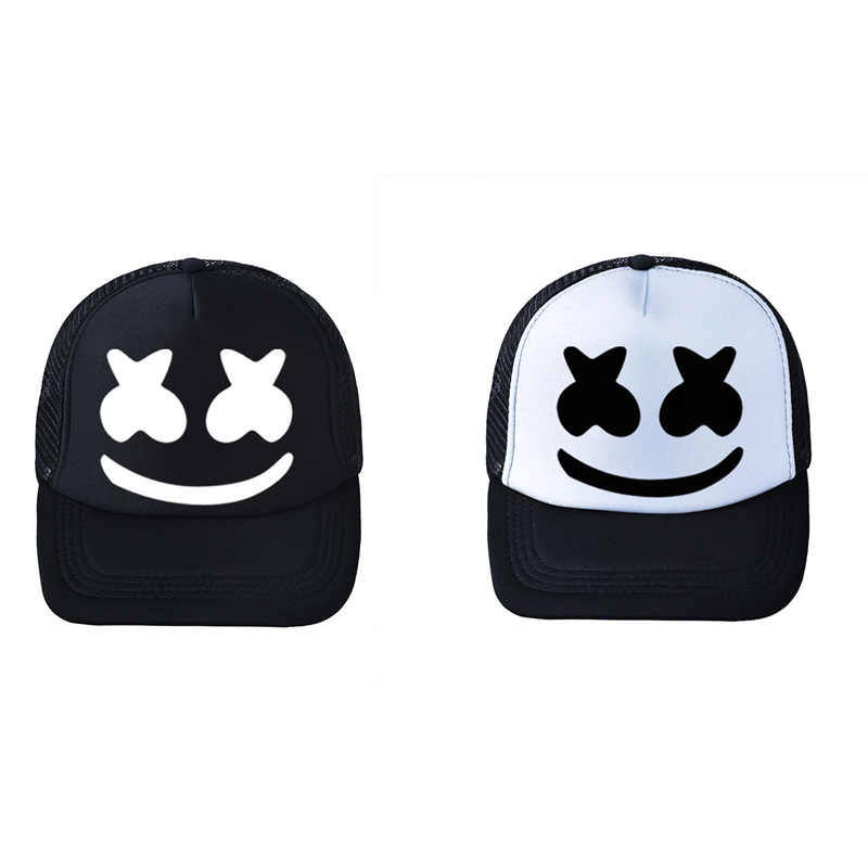 Trucker Cap Mesh - DJ 힙합 팝 모자 Marshmello 코스프레