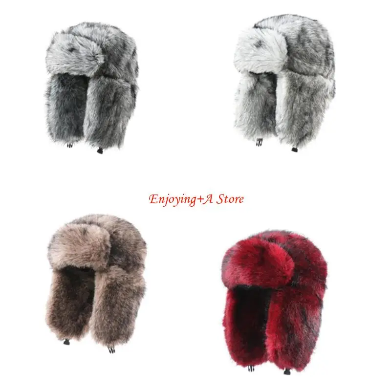 Trapper Hat Ear Flap - PXPB 남성 여성용 귀덮개가 있는 두꺼운