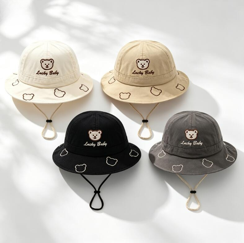 2026 귀여운 만화 곰 아기 버킷햇 여름 야외용 아기 - Bucket Hat Cotton 리뷰 및 가격