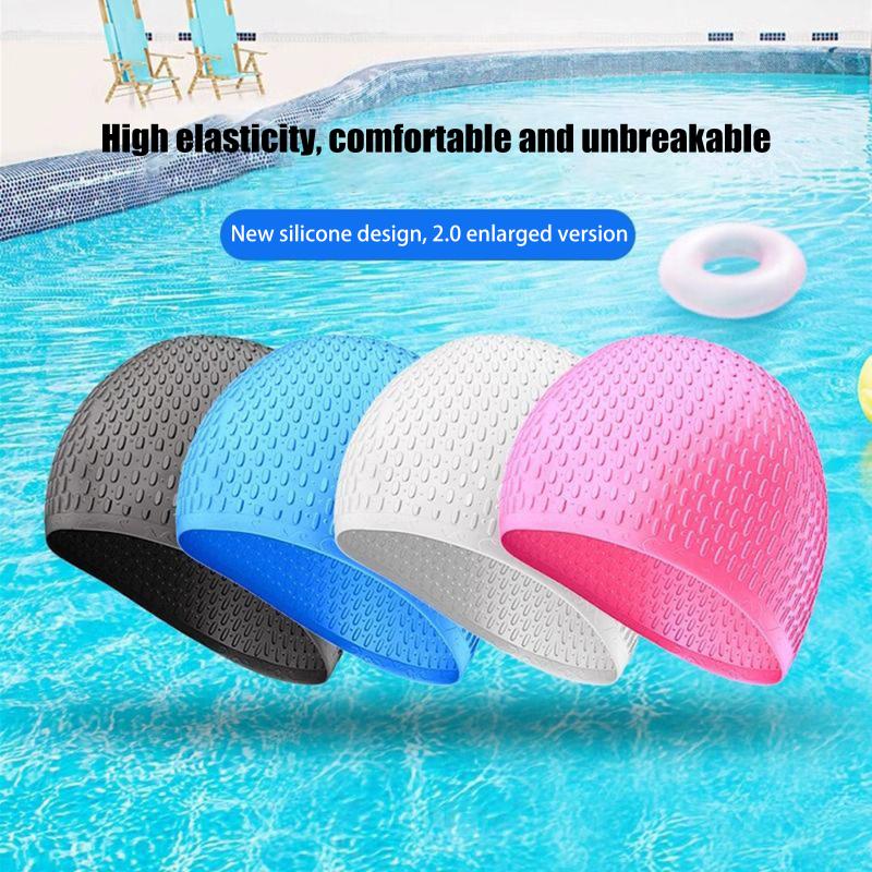 전문가용 실리콘 수영모 귀 보호 디자인, 긴 머리 성인 - Swim Hat Silicone 리뷰 및 가격