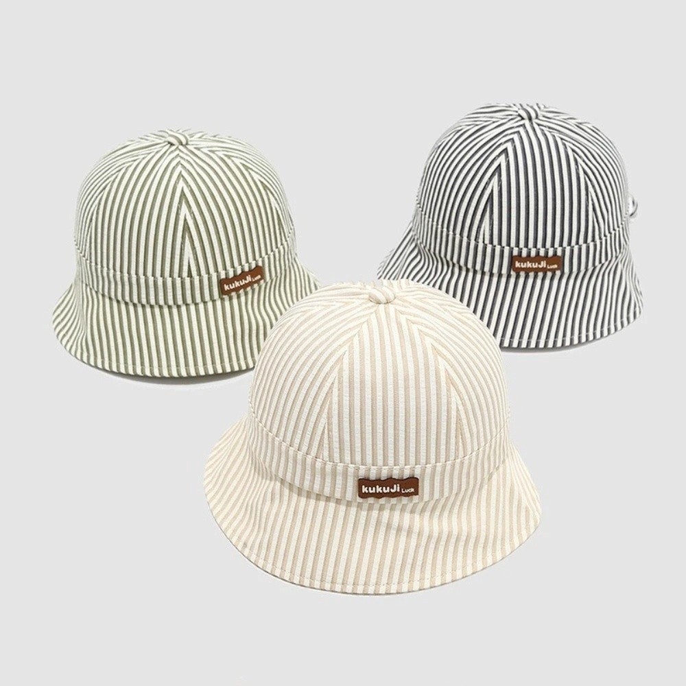 새로운 스트라이프 아기 버킷햇, 조절 가능한 통기성 좋 - Bucket Hat Cotton 리뷰 및 가격