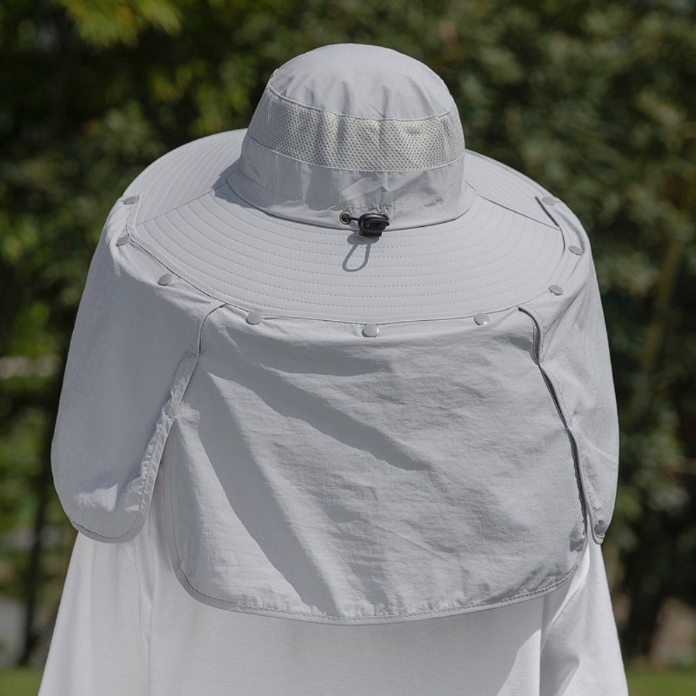 심플한 천 소재 남성용 햇빛 가리개 모자, 탈부착 가능 - Bucket Hat Cotton 리뷰 및 가격