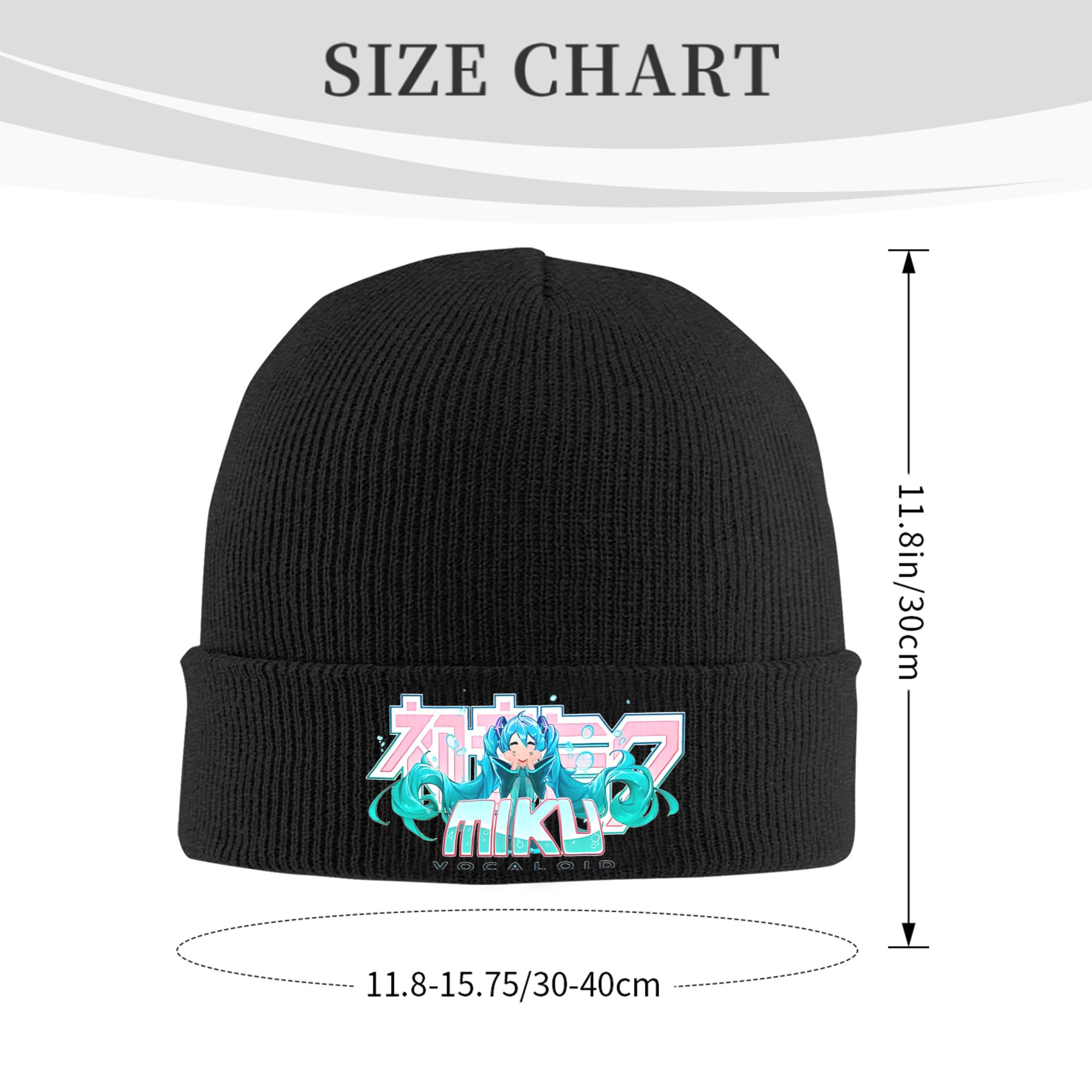 하츠네 미쿠 남녀공용 겨울용 따뜻한 니트 비니 모자 - Beanie Cuffed Knit 리뷰 및 가격