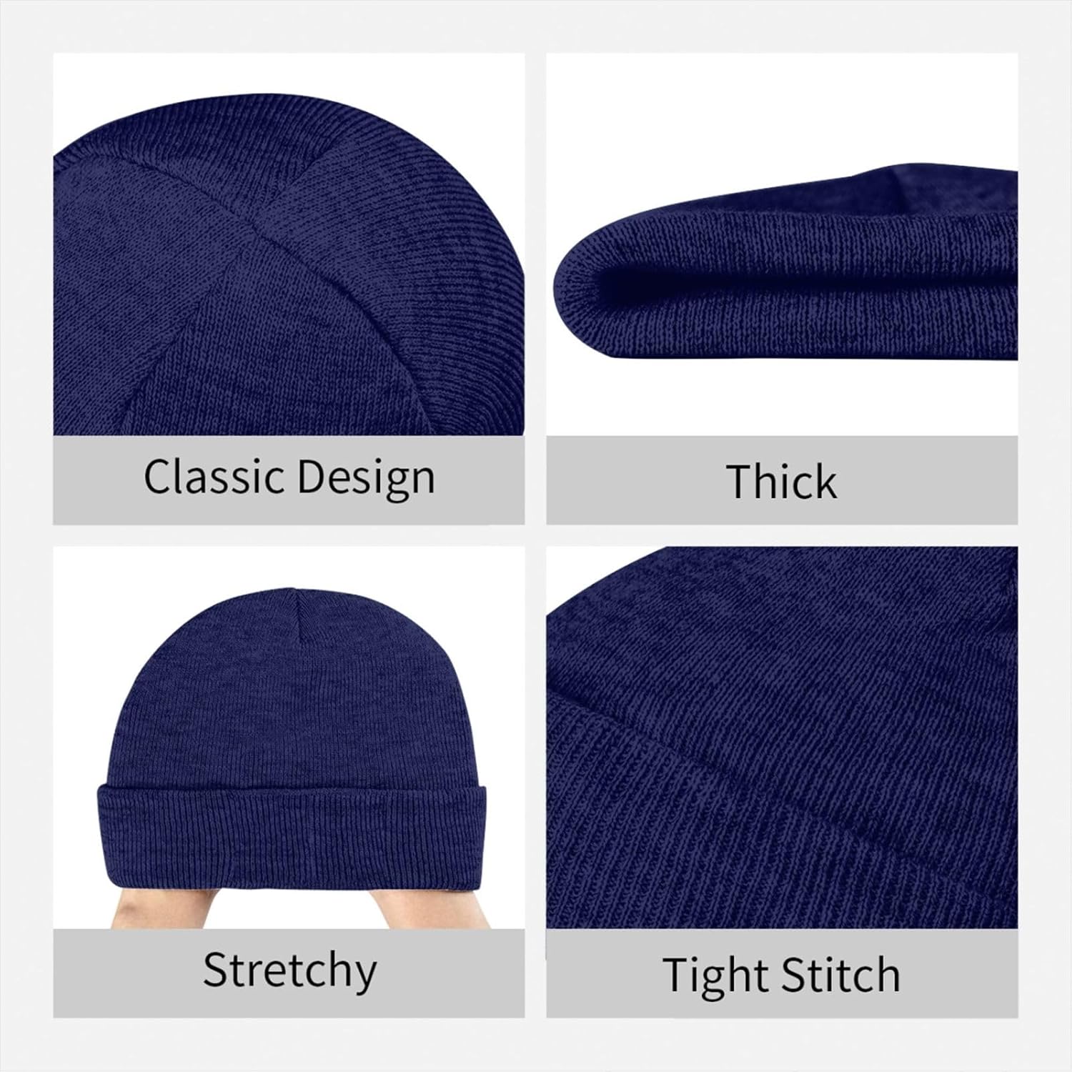 항상 감사할 만한 것이 있습니다 남녀 공용 겨울용 부드 - Beanie Cuffed Knit 리뷰 및 가격