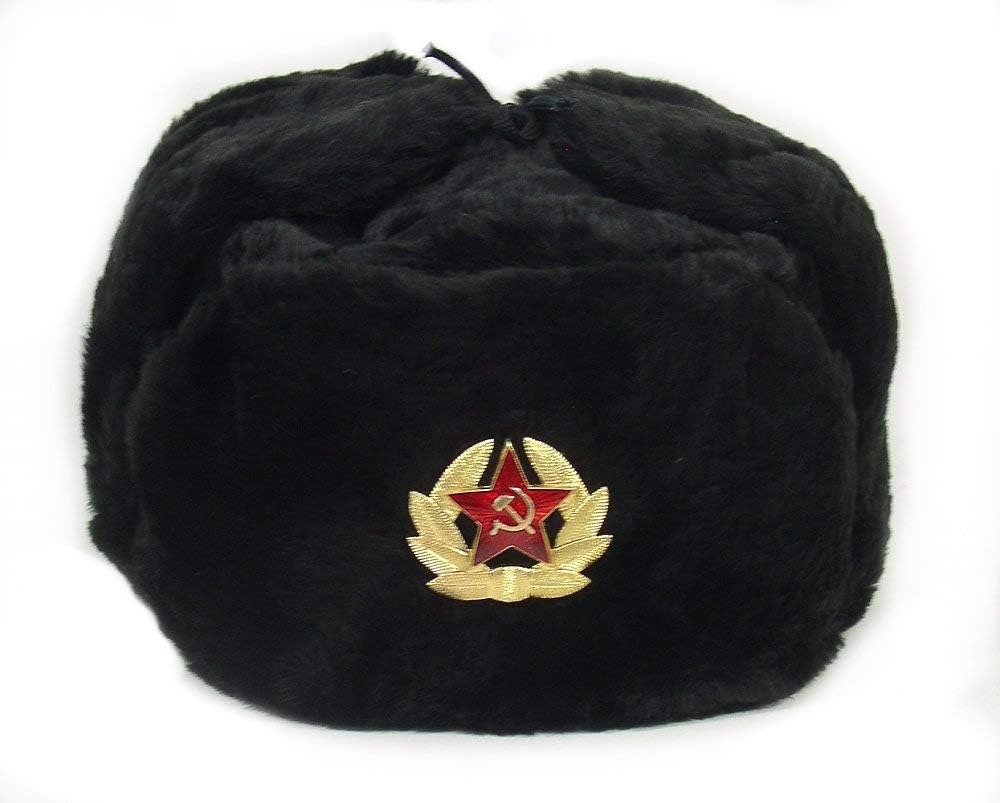 러시아 모자 소련군 군사 배지 남녀 공용 러시아 우샨카 - Trapper Hat Ear Flap 리뷰 및 가격
