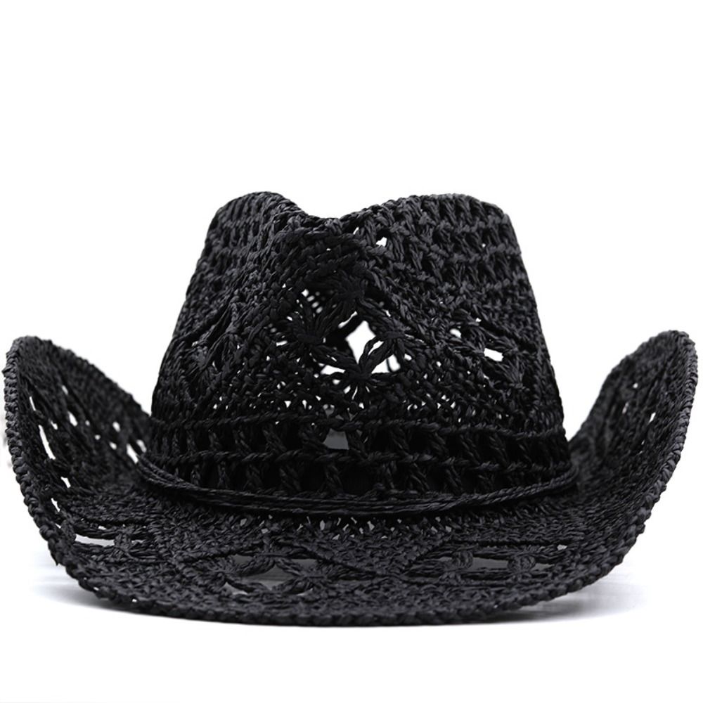 빈티지 와이드 브림 속이 빈 밀짚모자 컬링된 웨스턴 카 - Cowboy Hat Straw 리뷰 및 가격