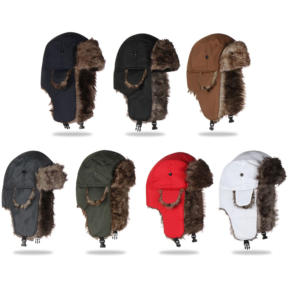 따뜻한 겨울 털 귀덮개 스키 모자 남녀 공용 트래퍼 모 - Trapper Hat Ear Flap 리뷰 및 가격