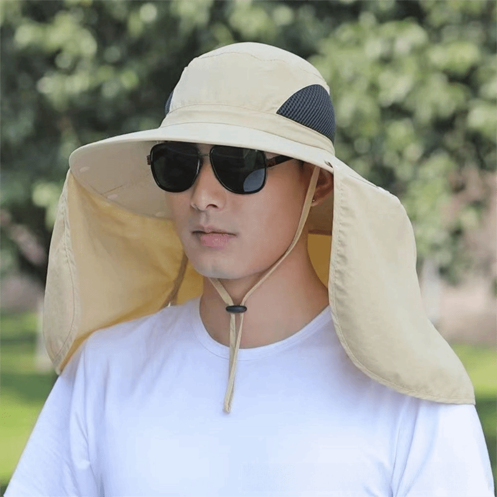 탈부착 가능한 천 소재 남성용 햇빛 가리개 모자 넓은  - Bucket Hat Cotton 리뷰 및 가격