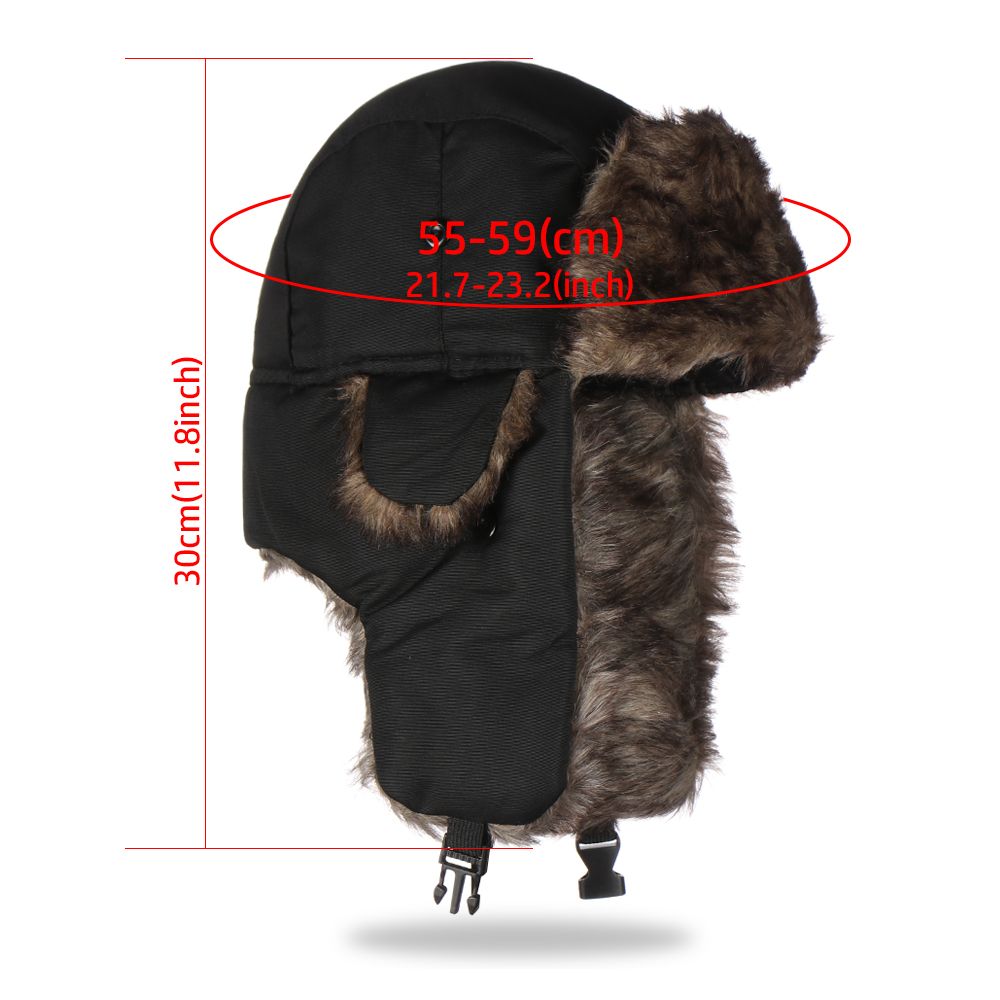 따뜻한 귀덮개 트래퍼 스키 모자 겨울 모자 러시아 우샨 - Trapper Hat Ear Flap 리뷰 및 가격