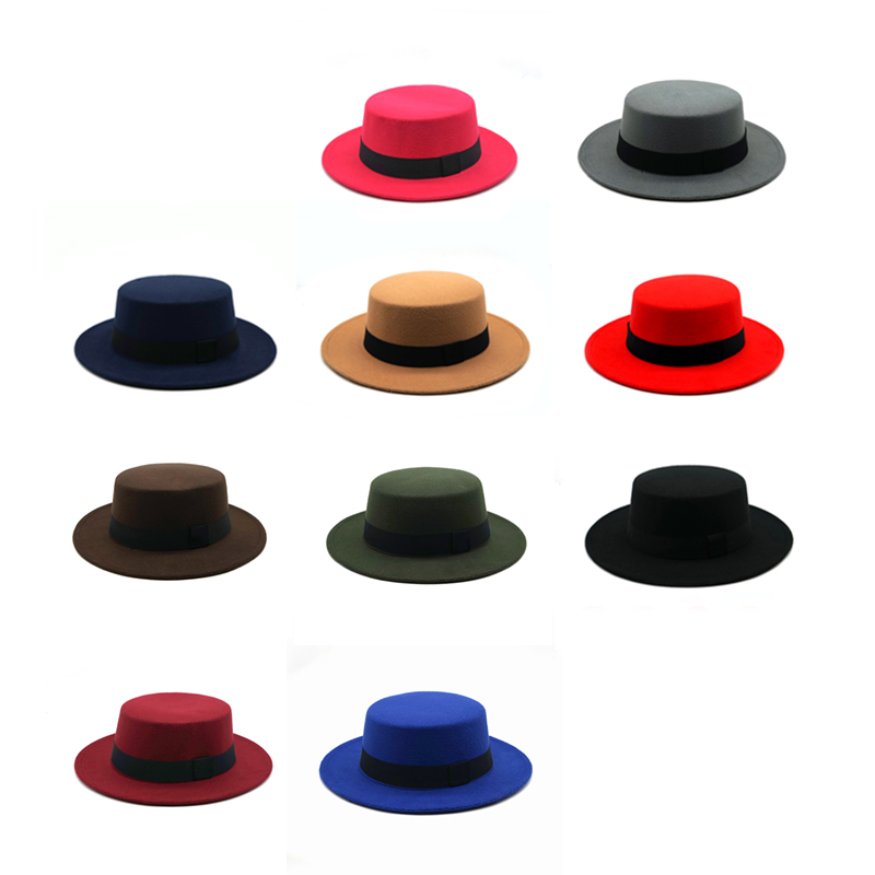 겨울 가을 모조 모직 여성 남성 숙녀 Fedoras 탑 - Fedora Hat Wool 리뷰 및 가격