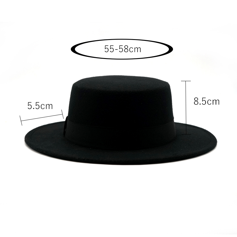 겨울 가을 모조 모직 여성 남성 숙녀 Fedoras 탑 - Fedora Hat Wool 리뷰 및 가격