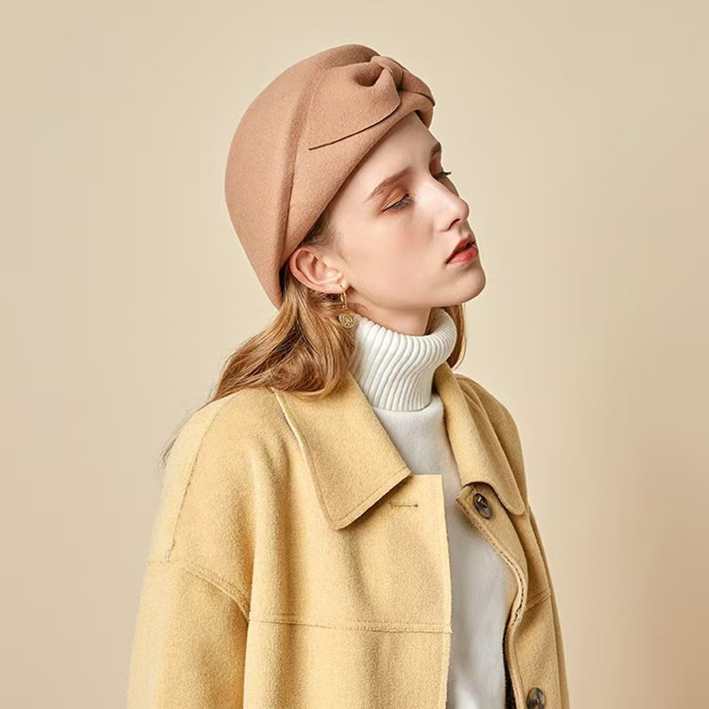 울 빈티지 따뜻한 울 겨울 베레모 여성 승무원 모자 프 - Beret French Wool 리뷰 및 가격