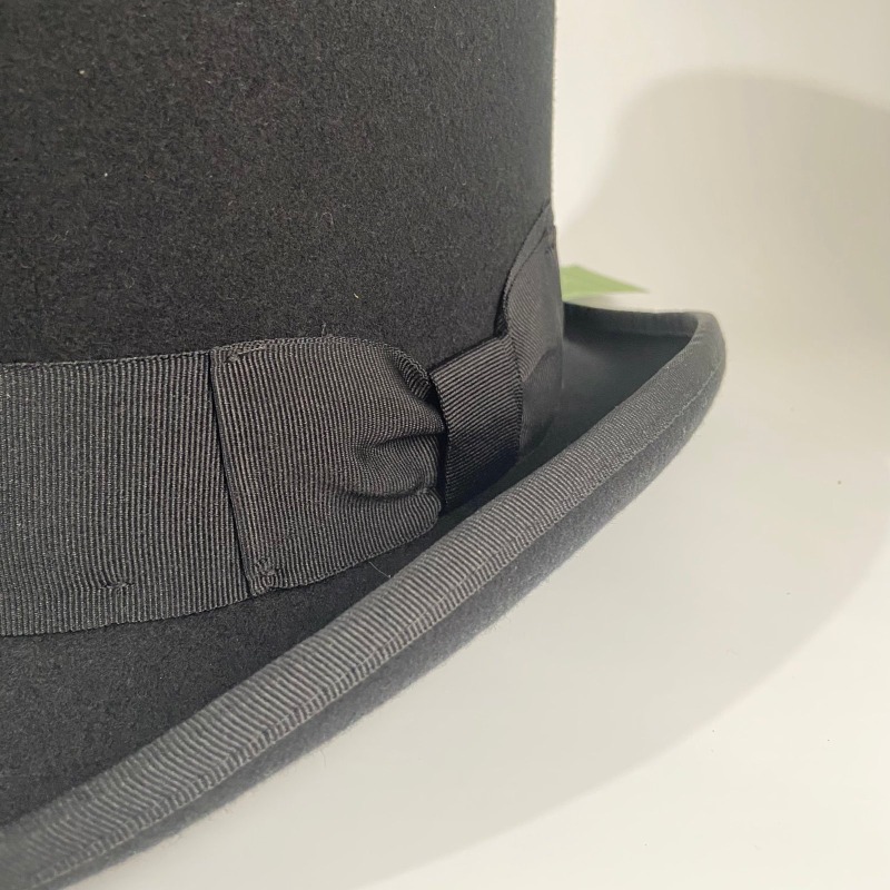블랙 울 펠트 탑 모자 남자 공식 빅토리아 웨딩 파티  - Fedora Hat Wool 리뷰 및 가격